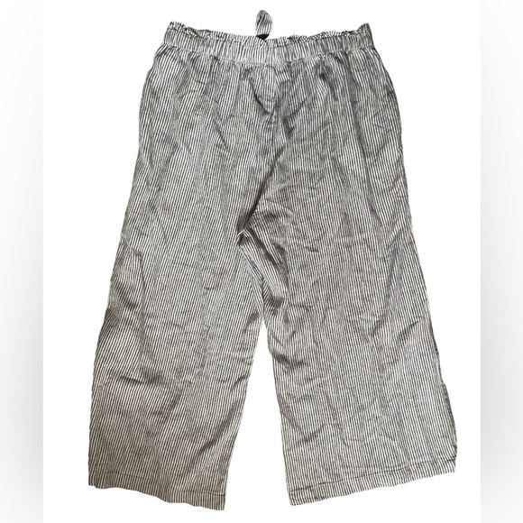 Ellen Tracy Linen Blend Wide Leg Pants - Picture 4 of 7